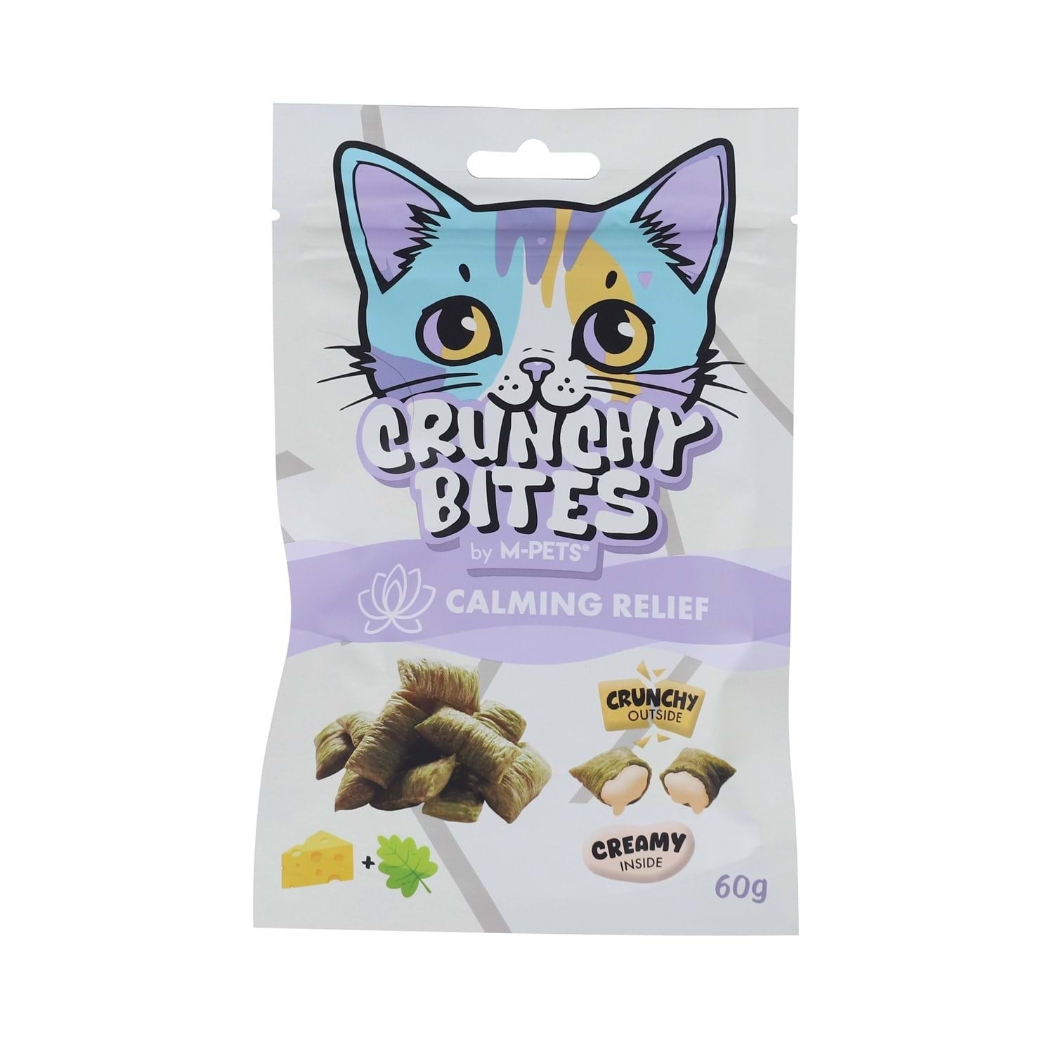 M-Pets Crunchy Bıtes Calmıng Relıef Fonksiyonel Kedi Ödülü 60gr
