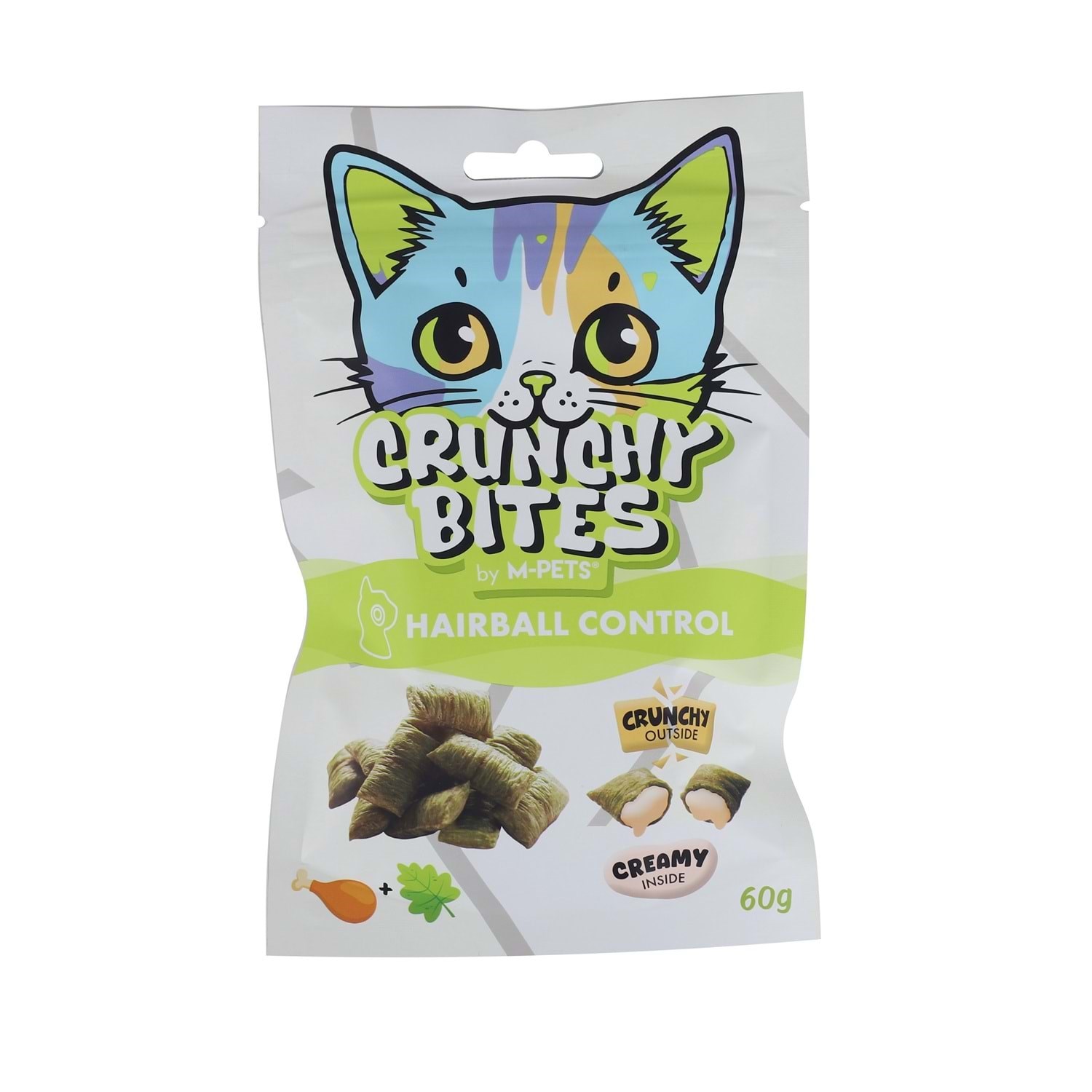 M-Pets Crunchy Bıtes Haırball Control Fonksiyonel Kedi Ödülü 60gr