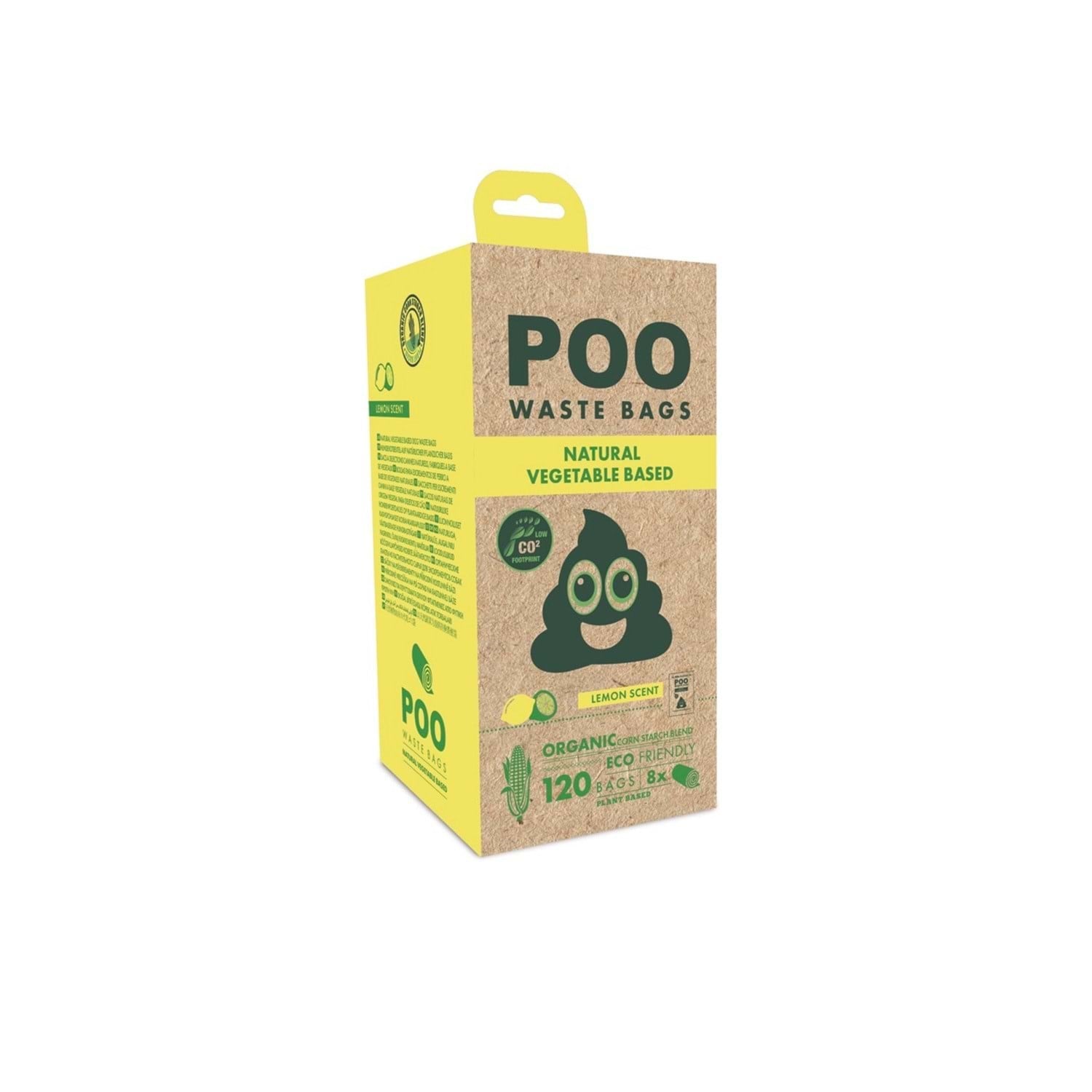 M-Pets Dışkı Toplama Poşeti 15 Yaprak Limon Kokulu 8li Paket