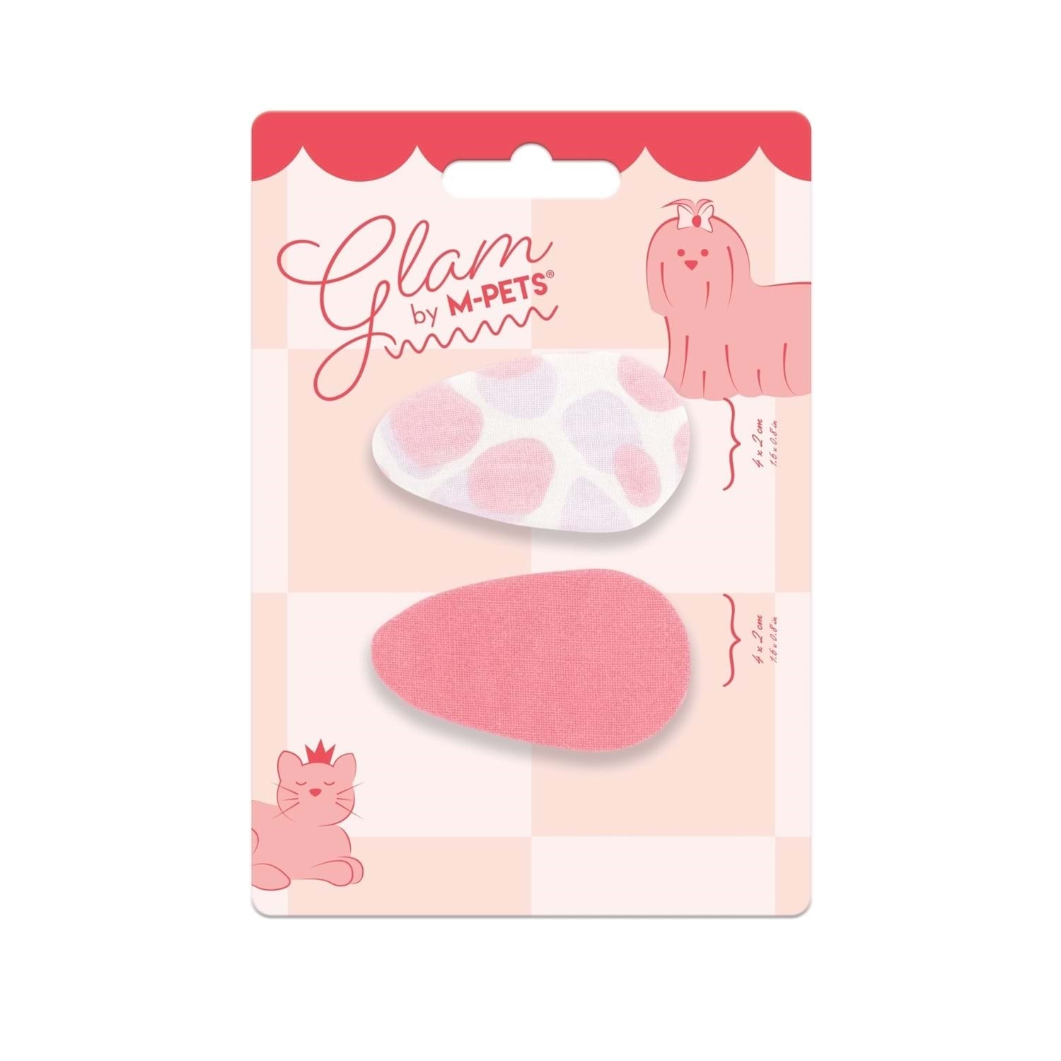 M-Pets Glam Köpek ve Kediler İçin Aksesuar Toka - Kırmızı
