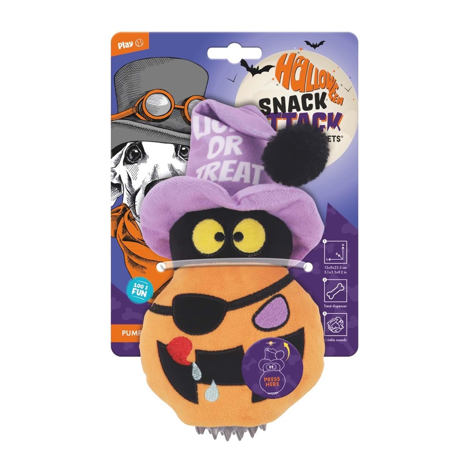M-Pets Halloween Pumpkin Snack Attack Köpek Oyuncağı
