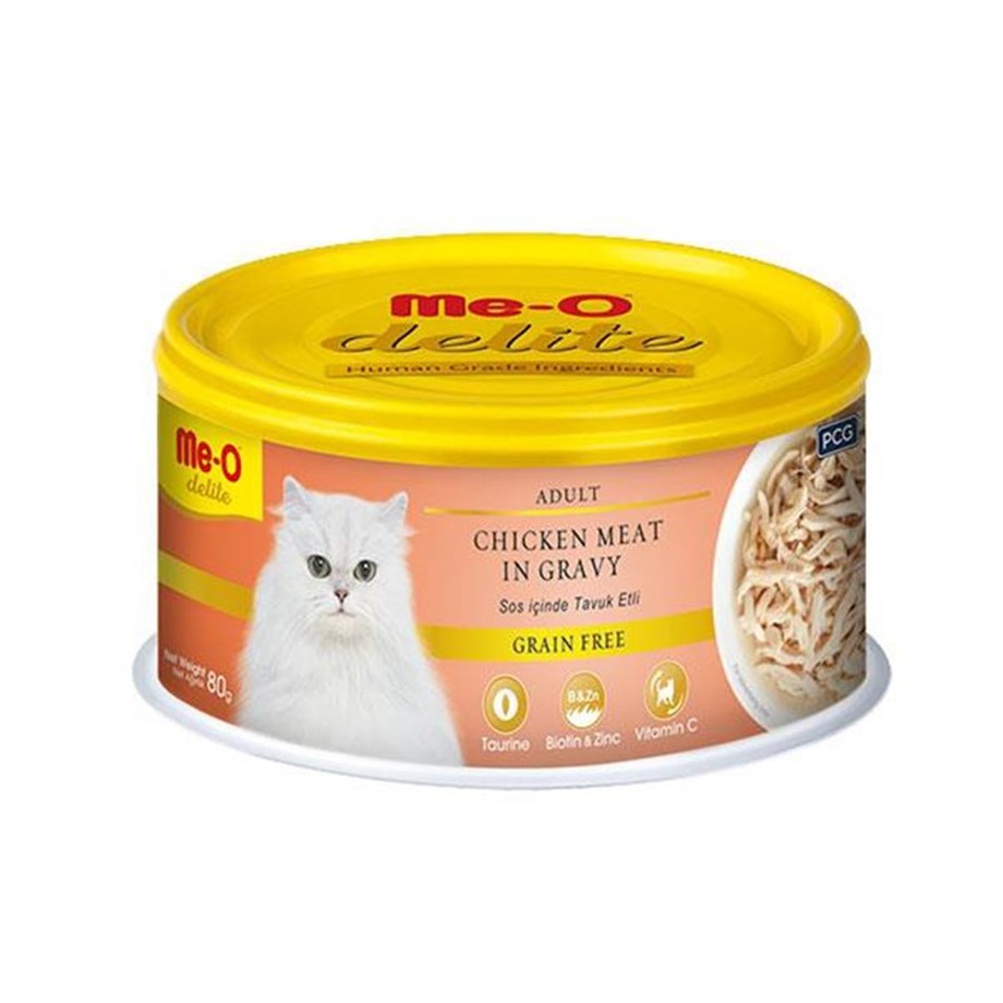 Meo Delite Tavuk Etli Tahılsız Kedi Konservesi 80 Gr