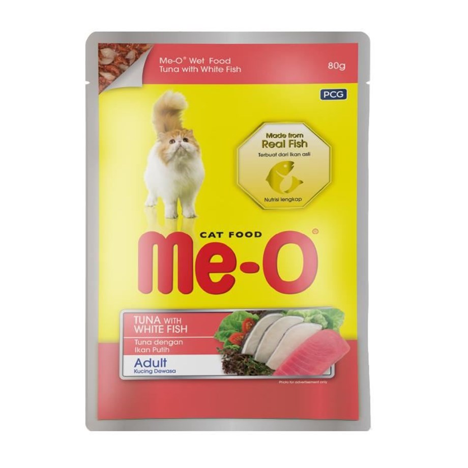 Meo Pouch Jöle İçinde Ton Balıklı Ve Alabalıklı Kedi Konservesi 80 Gr