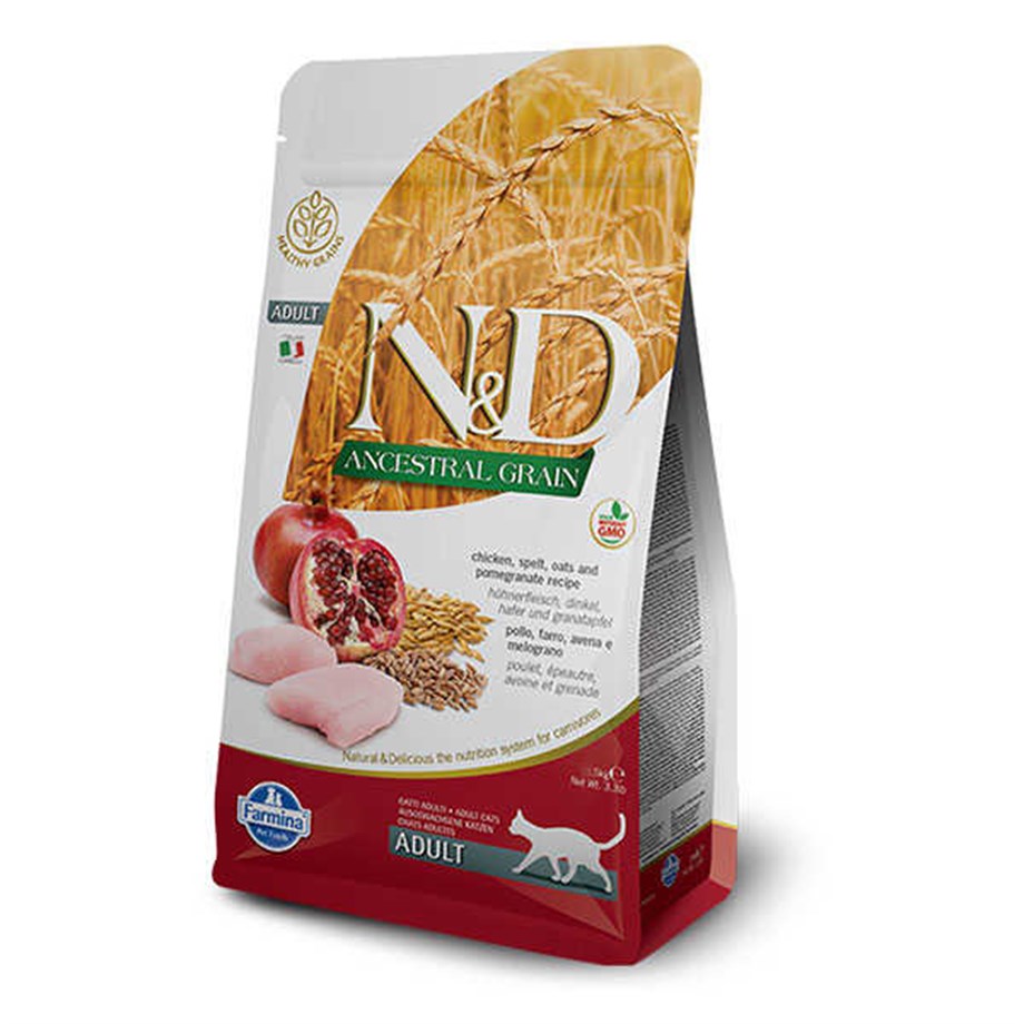 Nd Düşük Tahıllı Tavuk & Nar Yetişkin Kedi Maması 5 Kg