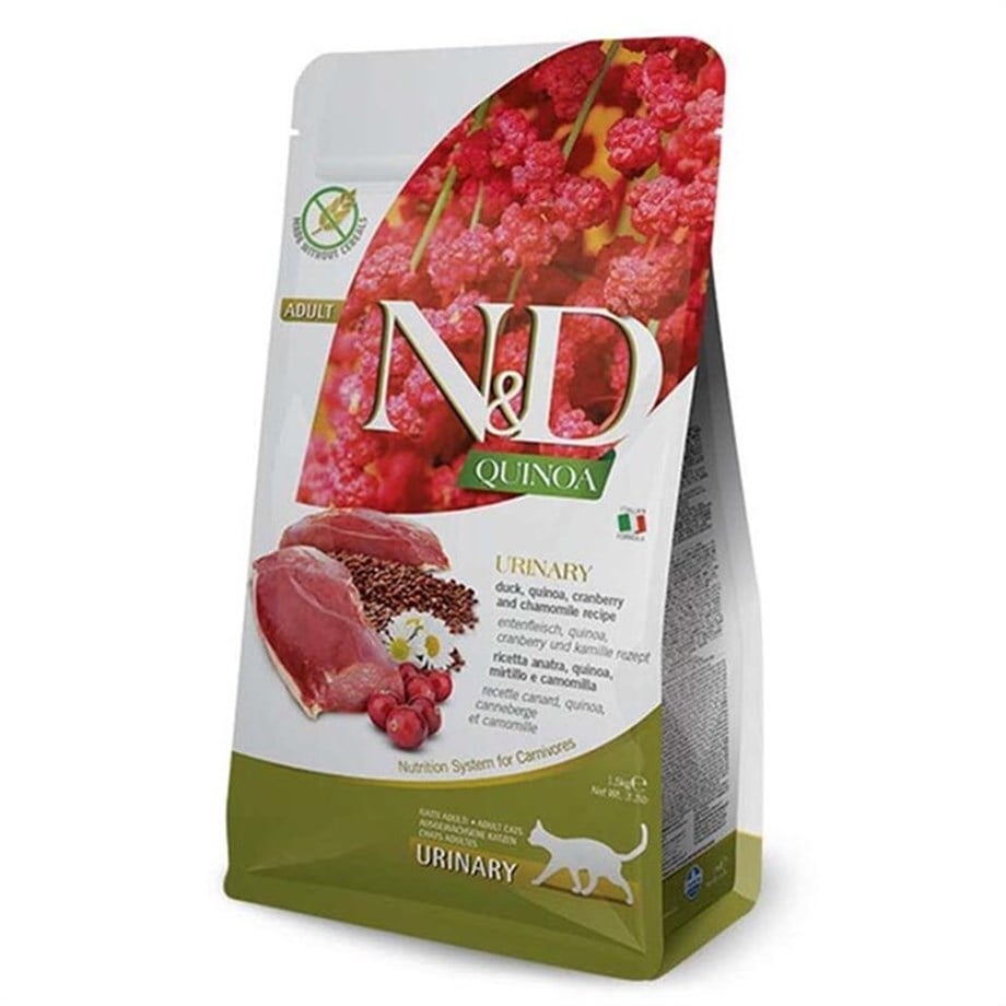 Nd Quinoa Urinary Ördek Kinoa Aromalı İdrar Yolları Destekleyici Kedi Maması 1,5 Kg