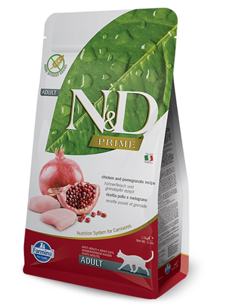 Nd Tahılsız Tavuk & Nar Yetişkin Kedi Maması 5 Kg 