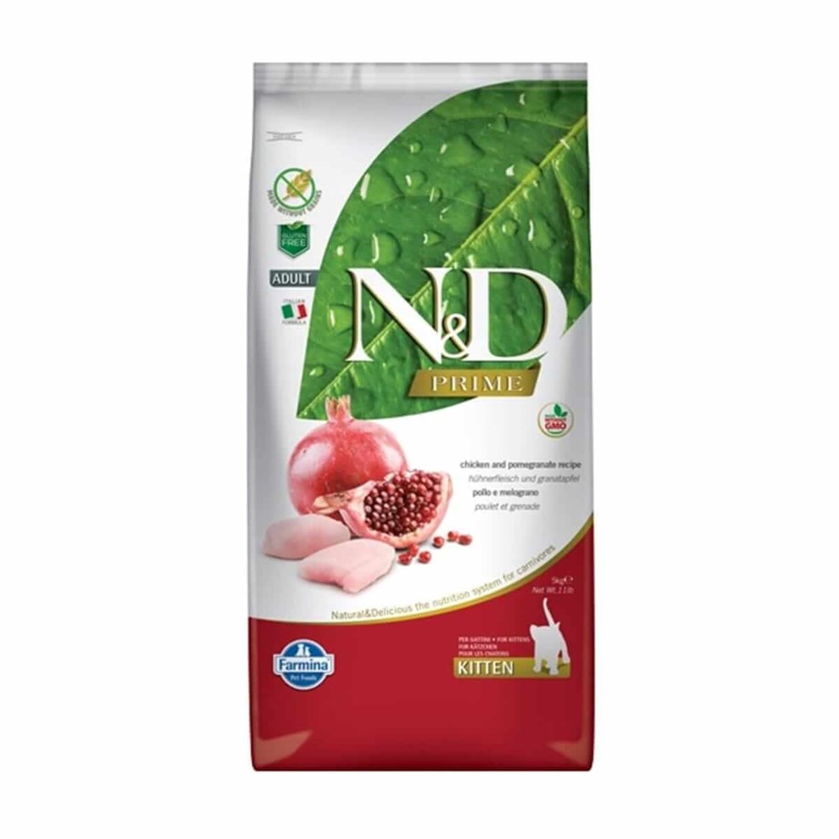 Nd Tahılsız Tavuklu Narlı Yavru Kedi Maması 5 Kg