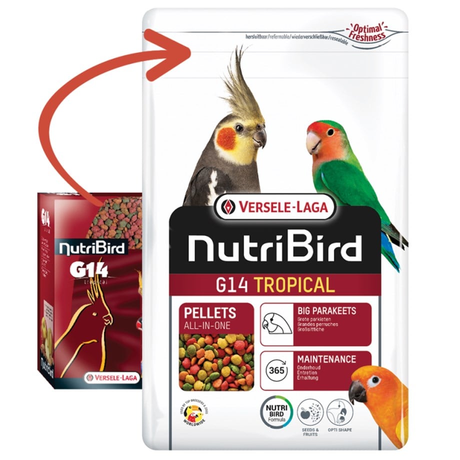 Nutribird G14 Tropıcal Paraket Pelet Yem 1kg