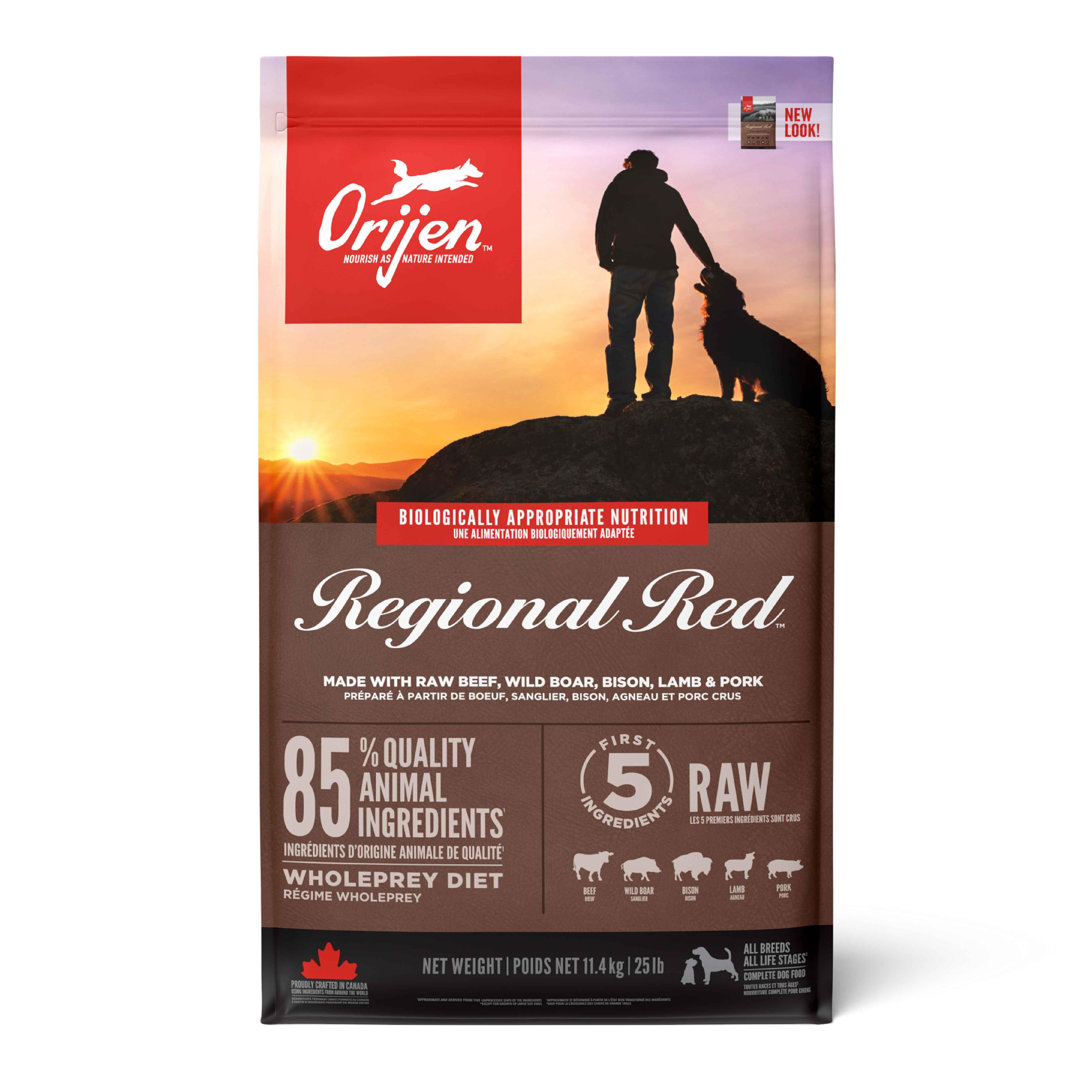 Orijen Regional Red Tahılsız Yetişkin Köpek Maması 11,4 Kg