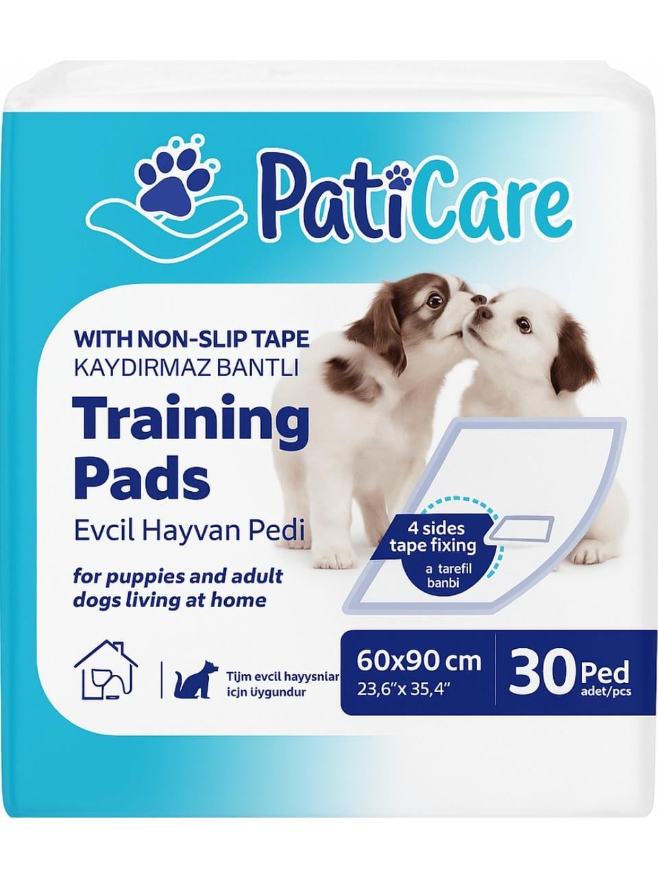 PatiCare Köpek Eğitim Pedi 60*90 Cm 30'lu Mavi