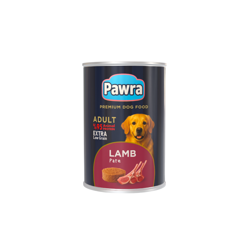 Pawra Yetişkin Köpek Kuzu Etli Pate Konserve
