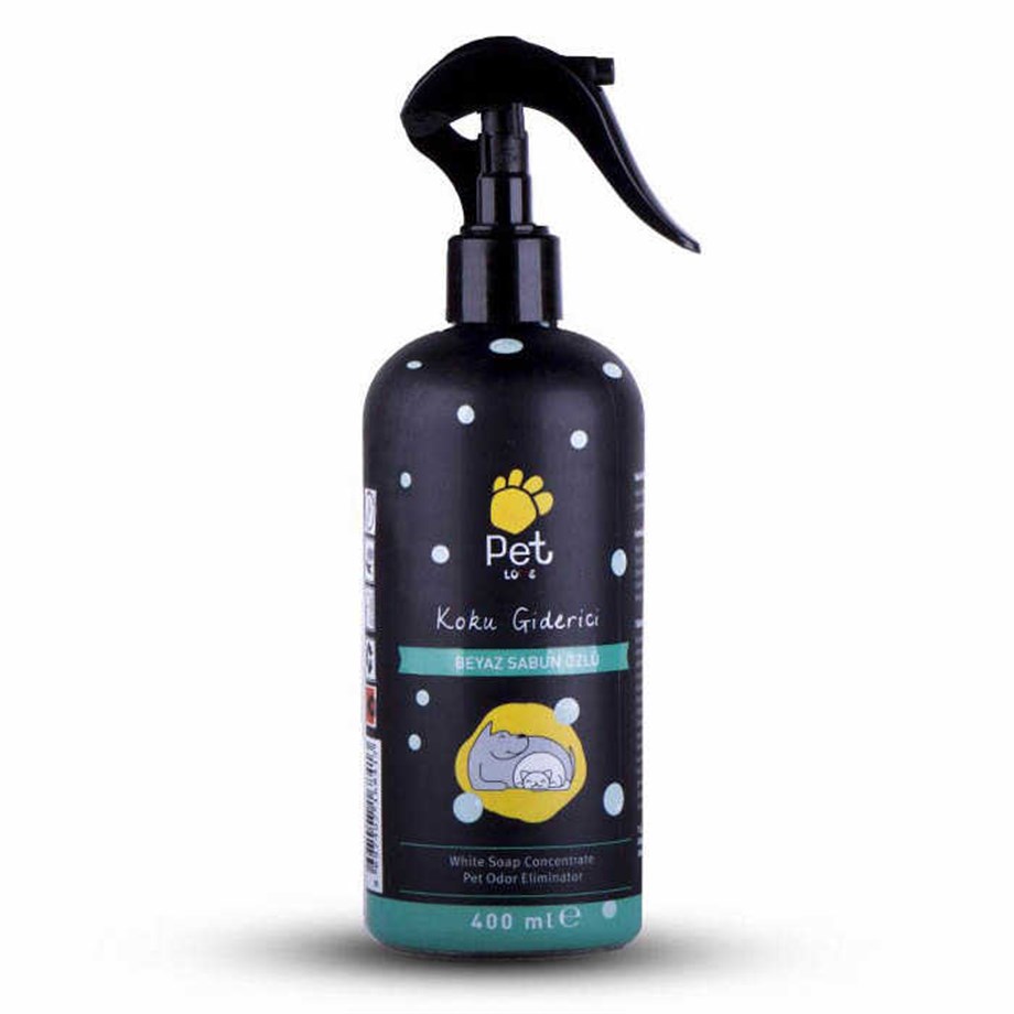 Pet Love Koku Giderici Sprey Beyaz Sabun Özlü 400 ml