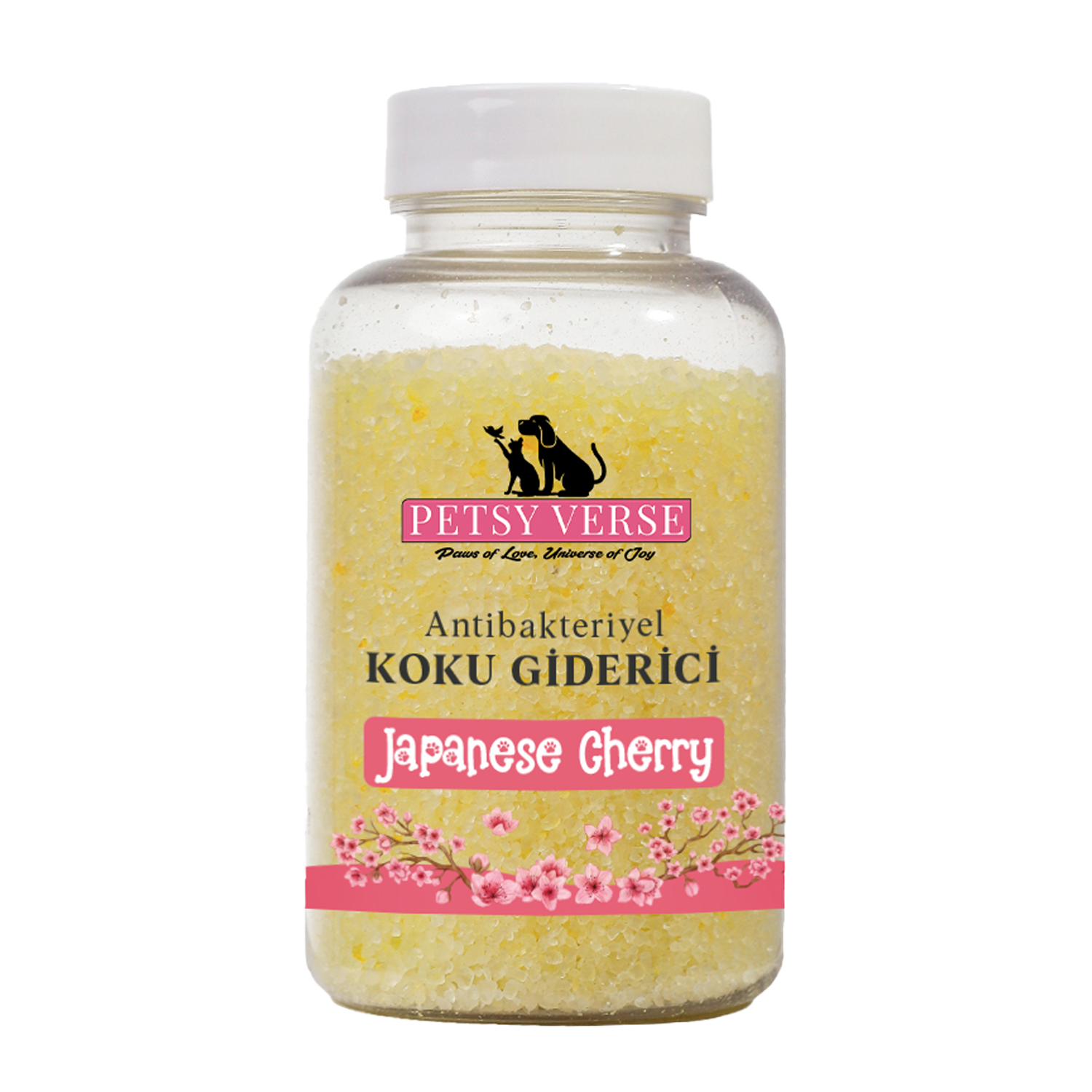 Petsy Verse Japon Kirazı Kokulu Kedi Kumu Koku Giderici 220gr