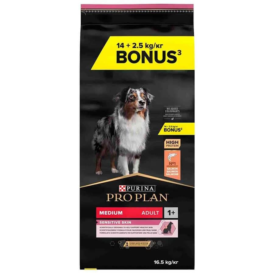 Pro Plan Somonlu Hassas Yetişkin Kuru Köpek Maması 14+2,5 Kg