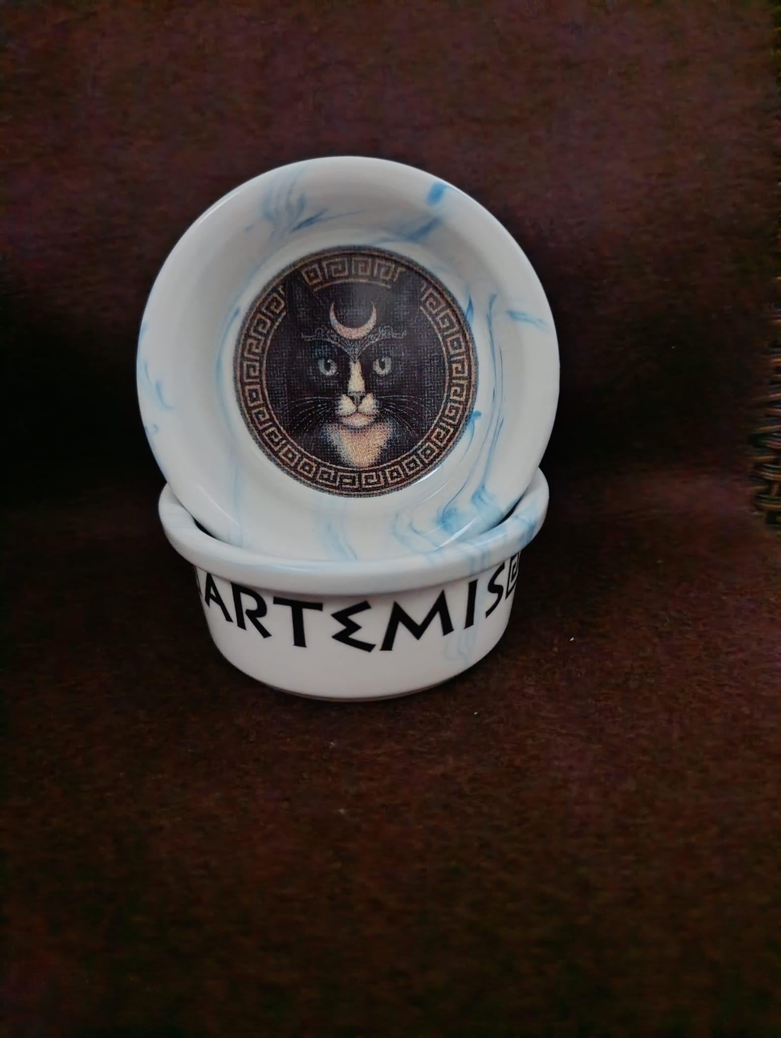 Raccoon Olimpos Serisi Artemis Seramik Mama Ve Su Kabı 300ml