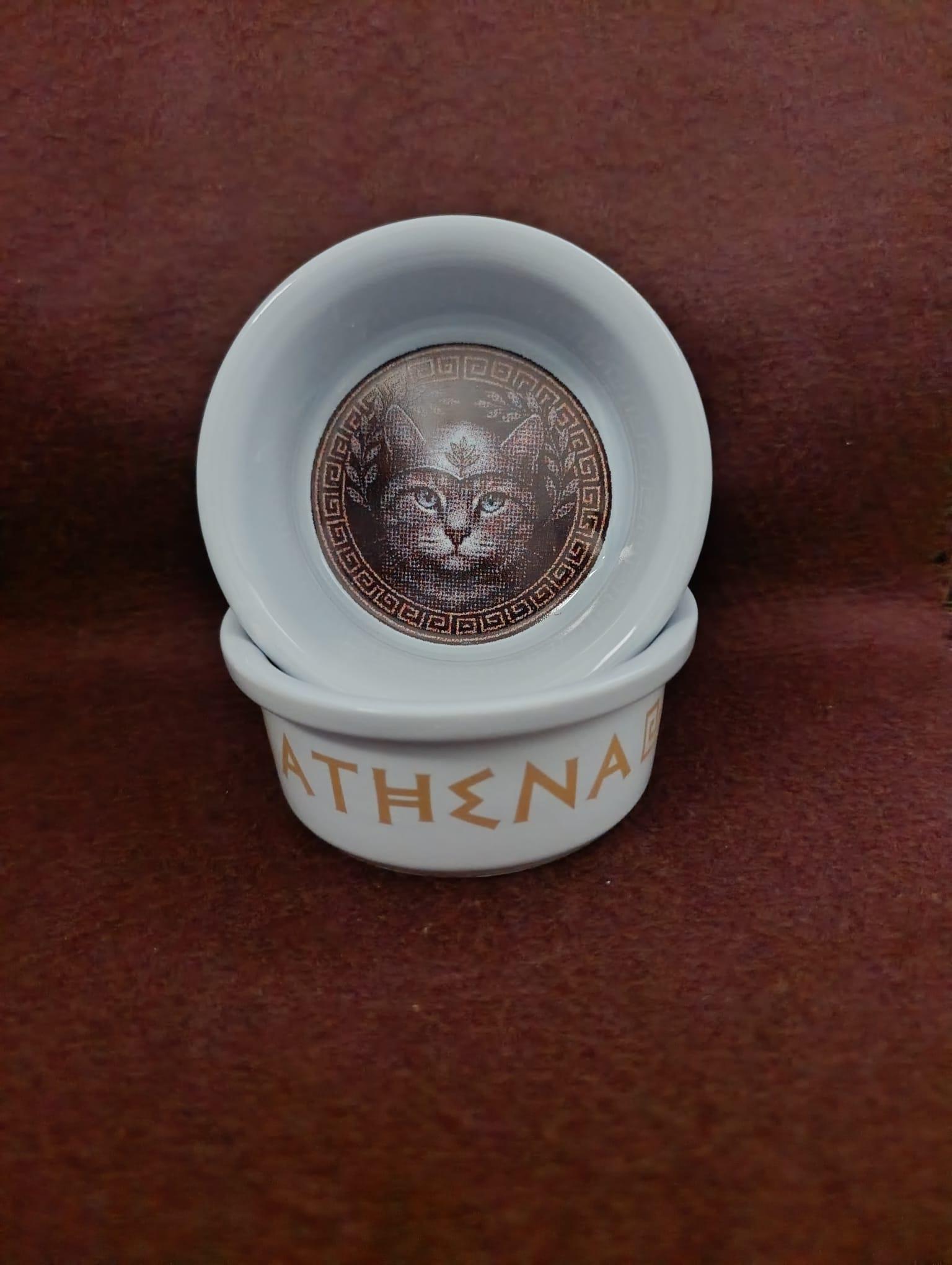 Raccoon Olimpos Serisi Athena Seramik Mama Ve Su Kabı 300ml