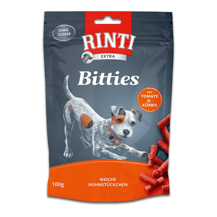 Rinti Bitties Köpek Ödülü Tavuk-Domates 100g