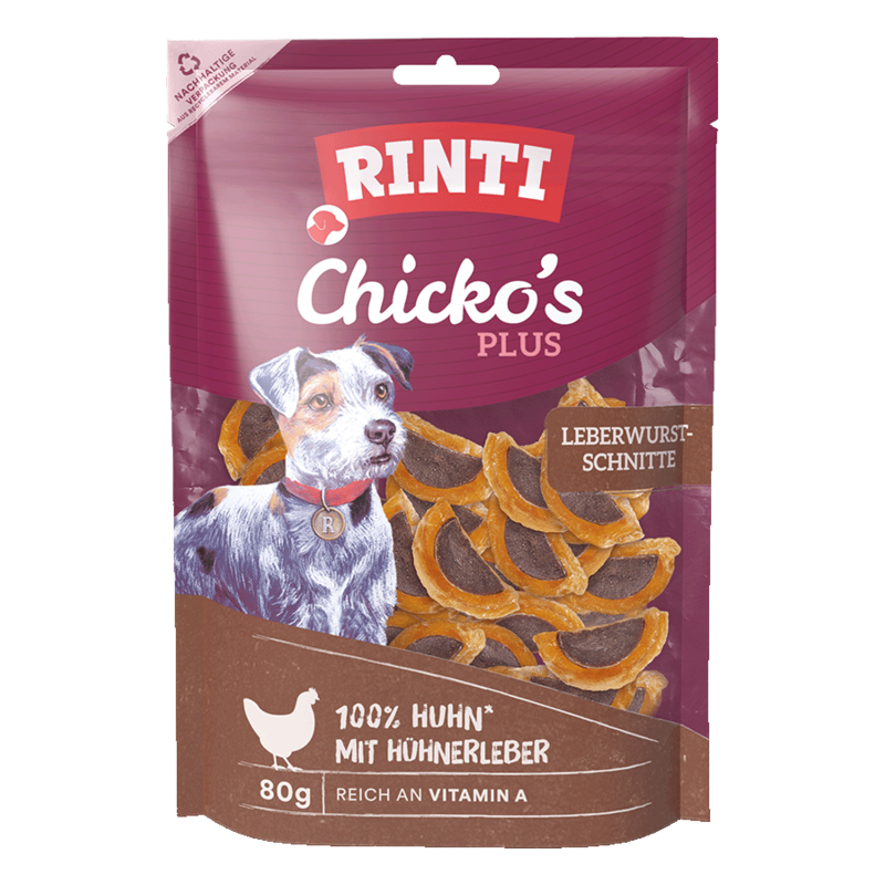 Rinti Chicko's Plus Ciğerli Et Dilimleri 80g