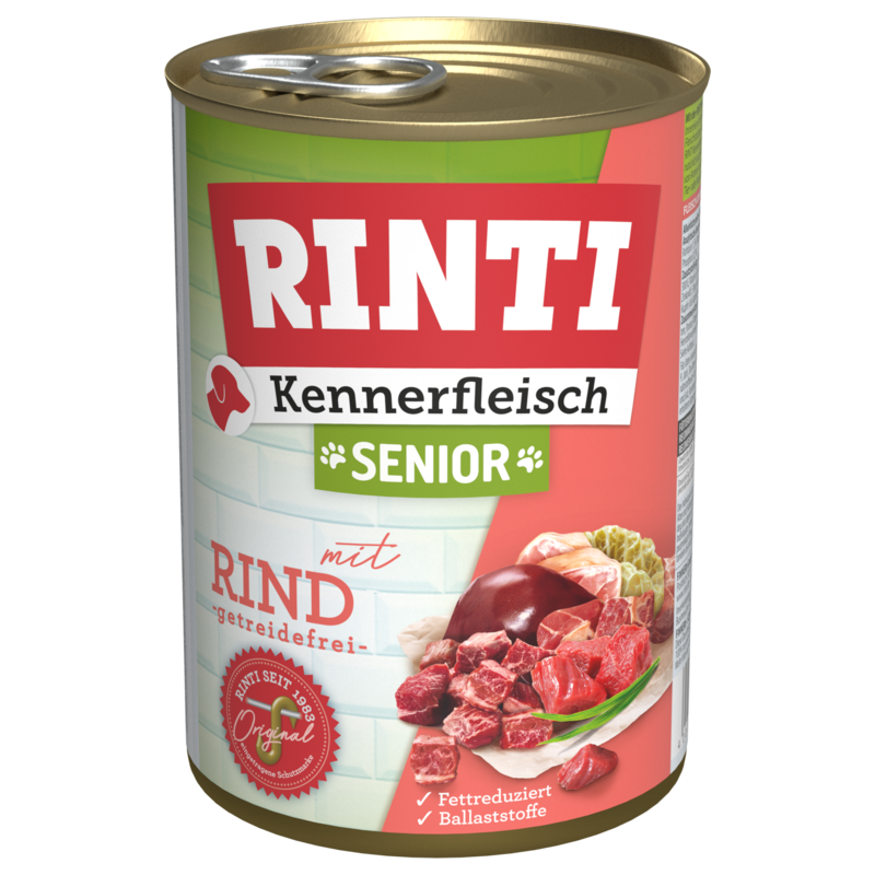 Rinti Dana Etli Konserve Yaşlı Köpek Maması 400g