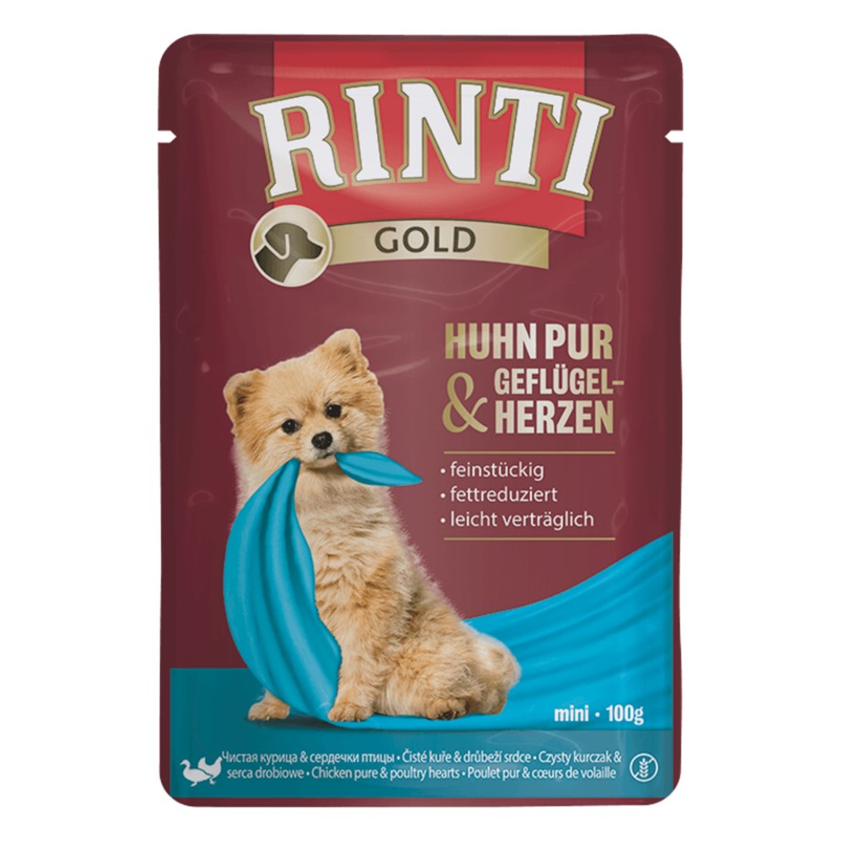 Rinti Gold Tavuk Ve Ördekli Yetişkin Köpek Pouch 100 Gr