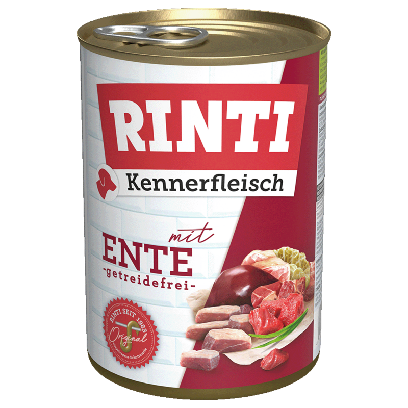 Rinti Ördekli Gurme Konserve Köpek Maması 400g