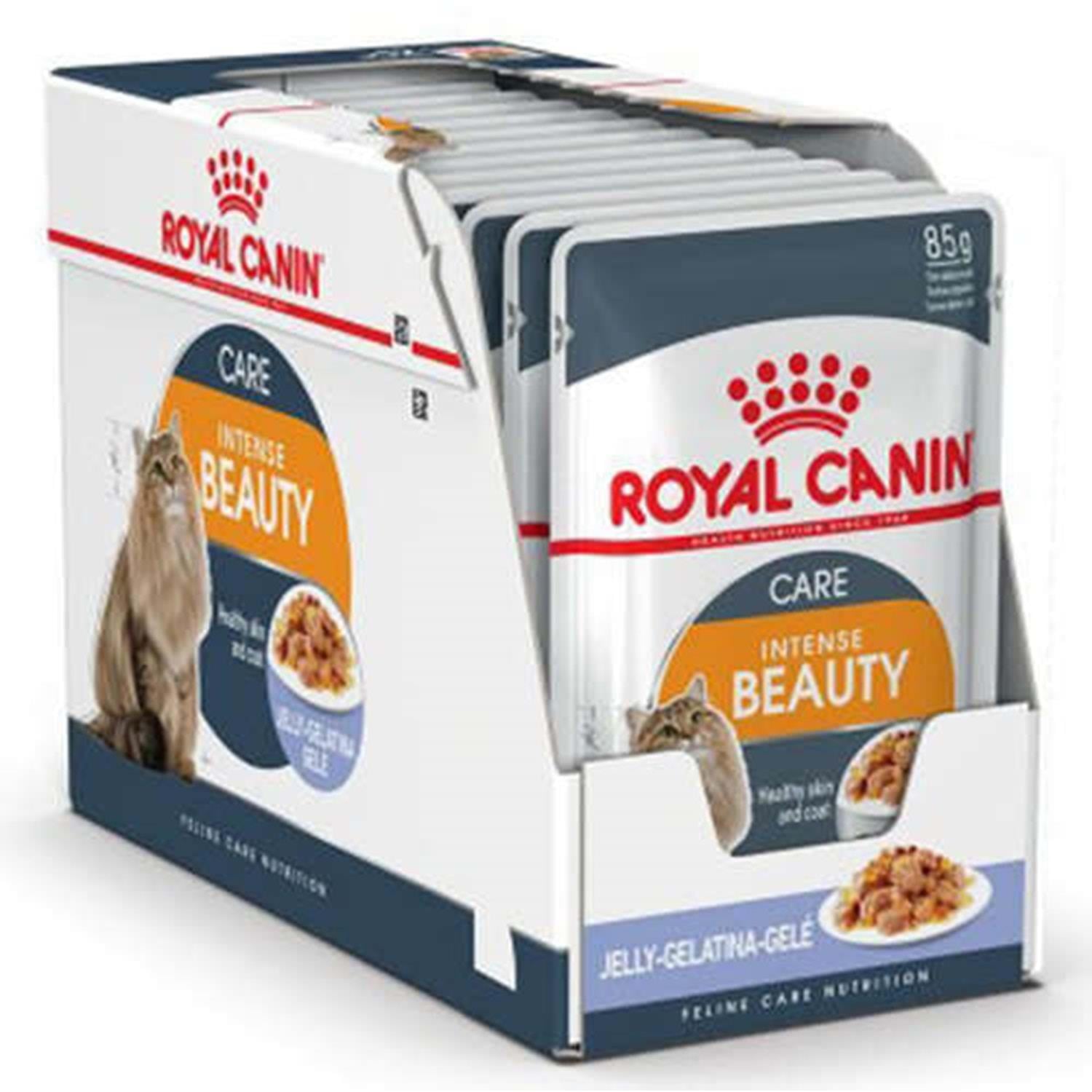 Royal Canin Pouch Jelly Hair Skin Hassas Tüylü Kedi Maması 85 Gr * 12 Adet