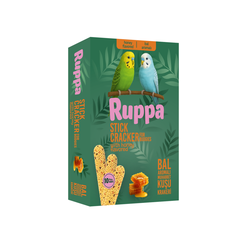 Ruppa 10Lu Muhabbet Kuşu Krakeri Ballı