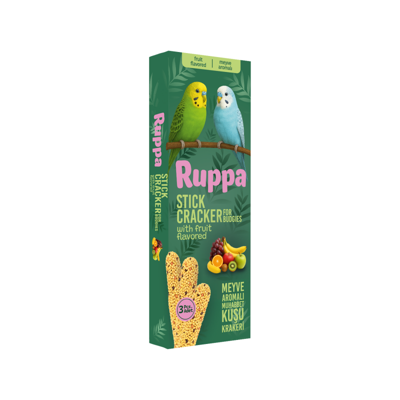 Ruppa 3Lü Meyve Aromalı Muhabbet Kuşu Krakeri