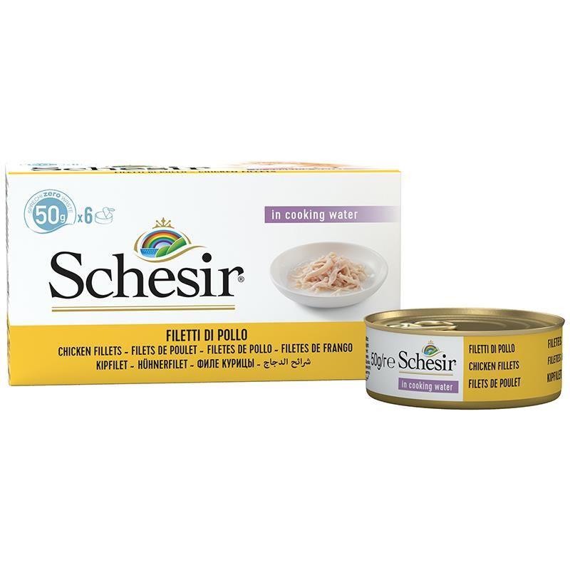 Schesir C112 Tavuklu Yetişkin Kedi Konservesi 6x50gr