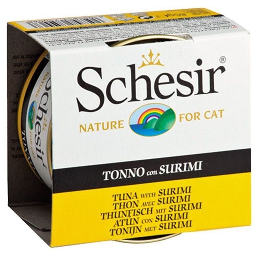 Schesir C136 Ton Balık ve Surimi Jöleli Kedi Konservesi 85 Gr