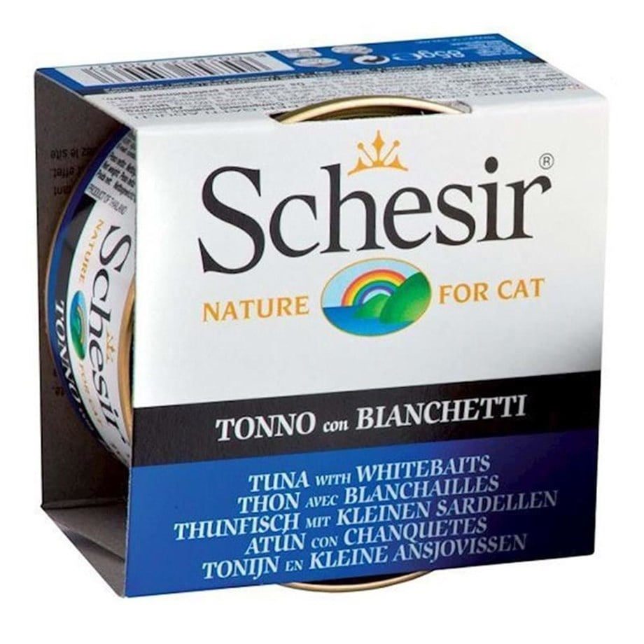Schesir C139 Jelly Ton ve Ringa Balıklı Kedi Konservesi 85 Gr