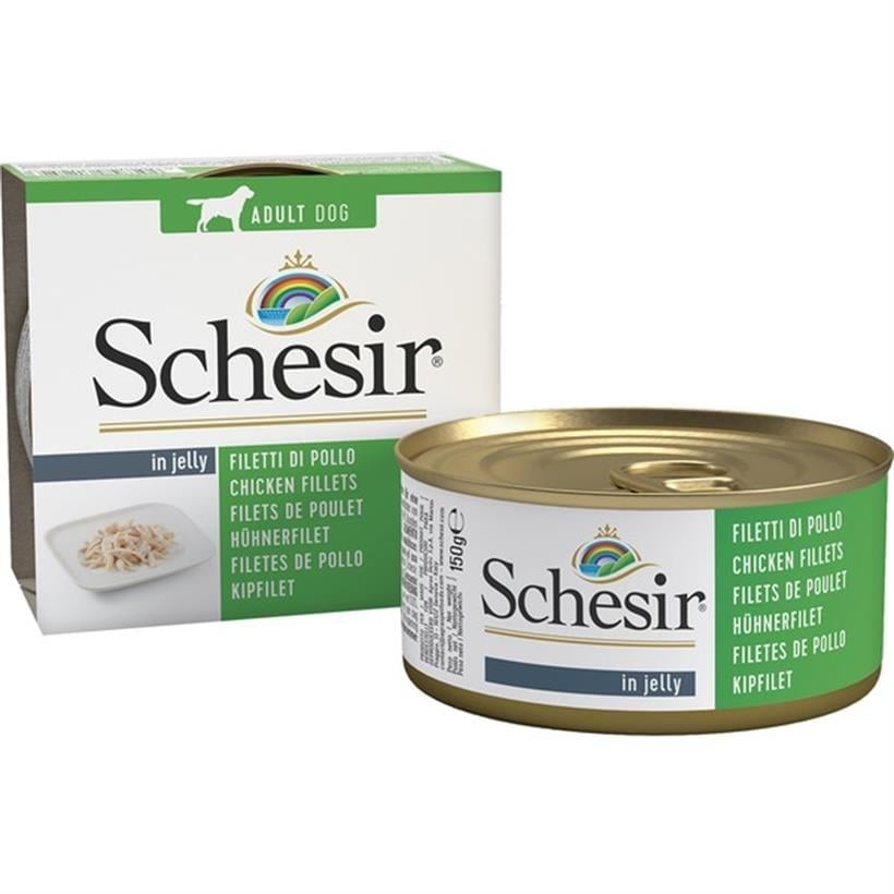 Schesir C680 Tavuk Filetolu Köpek Konservesi 150 Gr