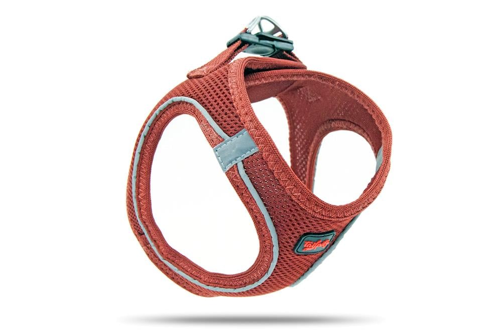 Tailpetz Air-Mesh Harness Köpek Göğüs Tasması 3XSmall Bordo