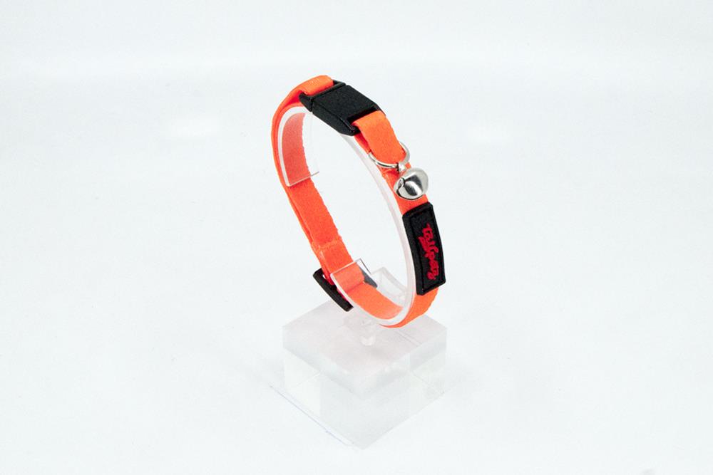 Tailpetz CAT COLLAR Easy & Safety Lock ORANGE