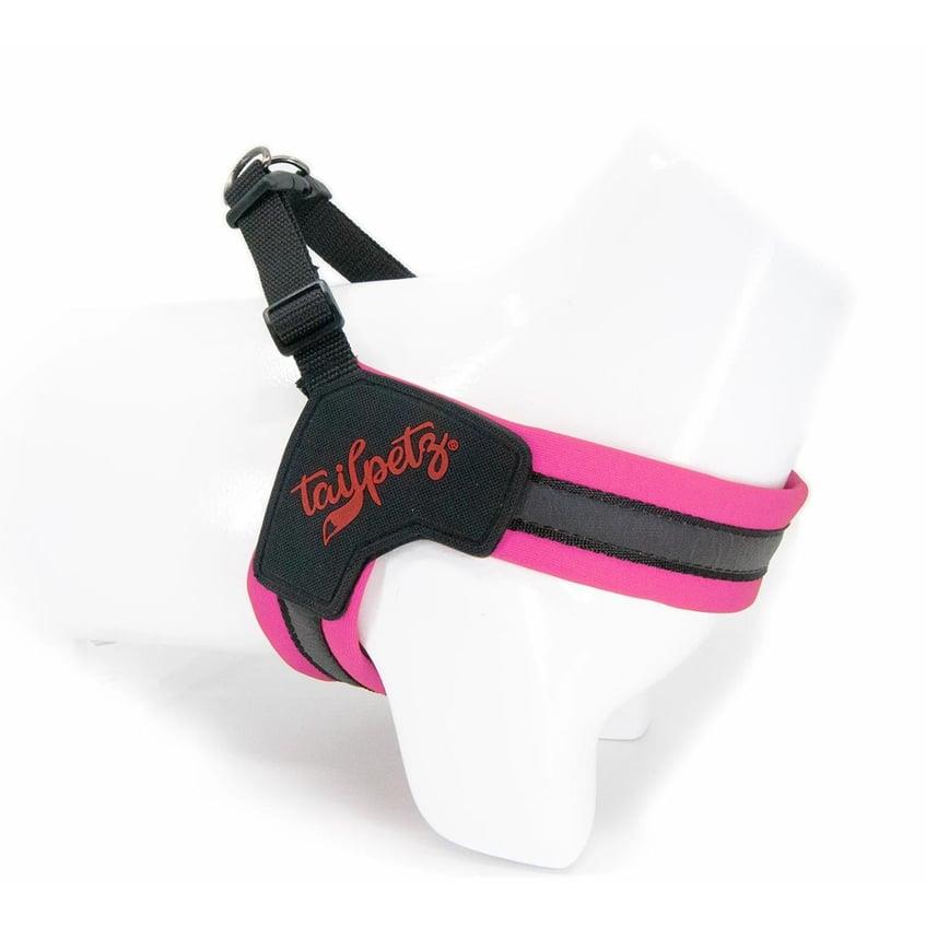 Tailpetz V-Harness Göğüs Tasması Neon Pembe S