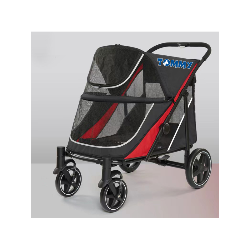 Tommy Evcil Hayvan Arabası Kırmızı 112*65*100cm Max 40kg