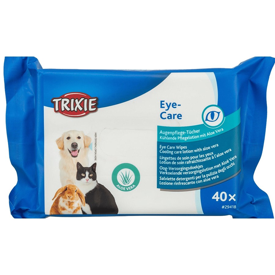 Trixie Kedi ve Köpek Göz Temizleme Mendili 40 Adet