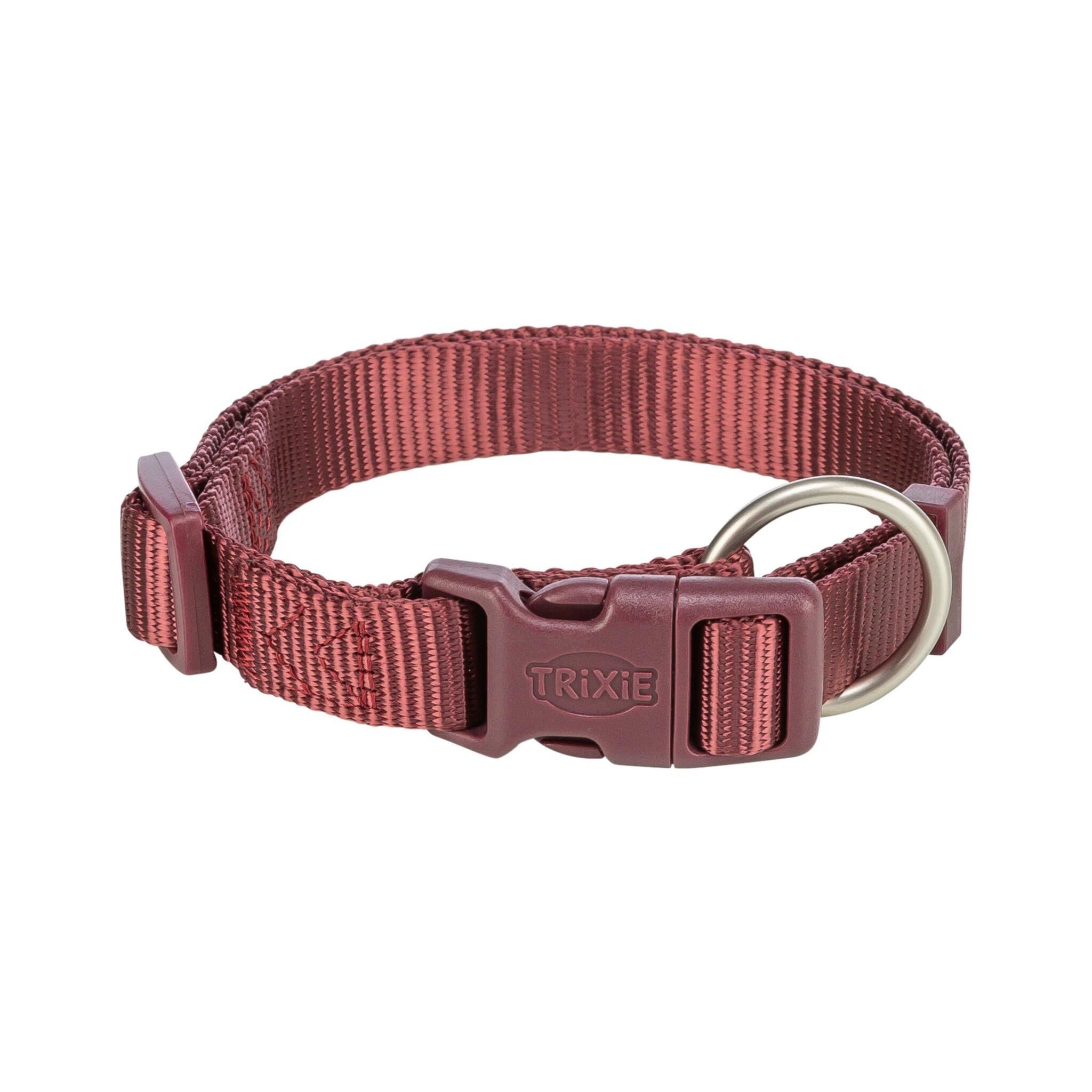 Trixie Köpek Premium Boyun Tasması S-M Bordo