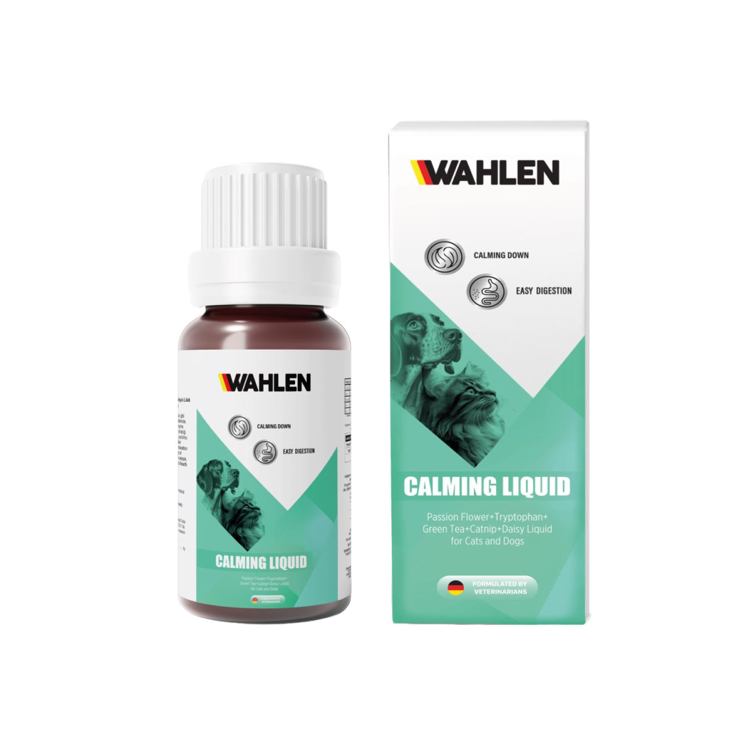 Wahlen Calming Liquid 50 ml Kedi ve Köpekler İçin Rahatlatıcı Sıvı Takviye