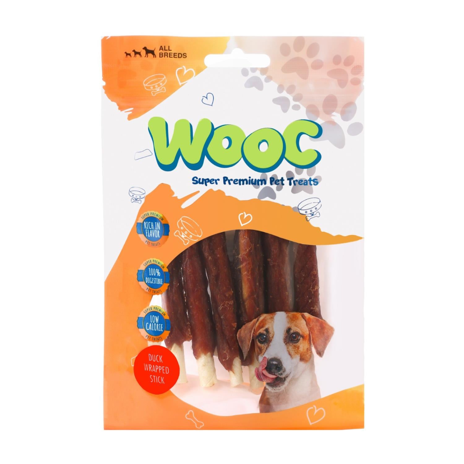 Wooc Dog Ördek Sargılı Sütlü Stick Ödül 80 g