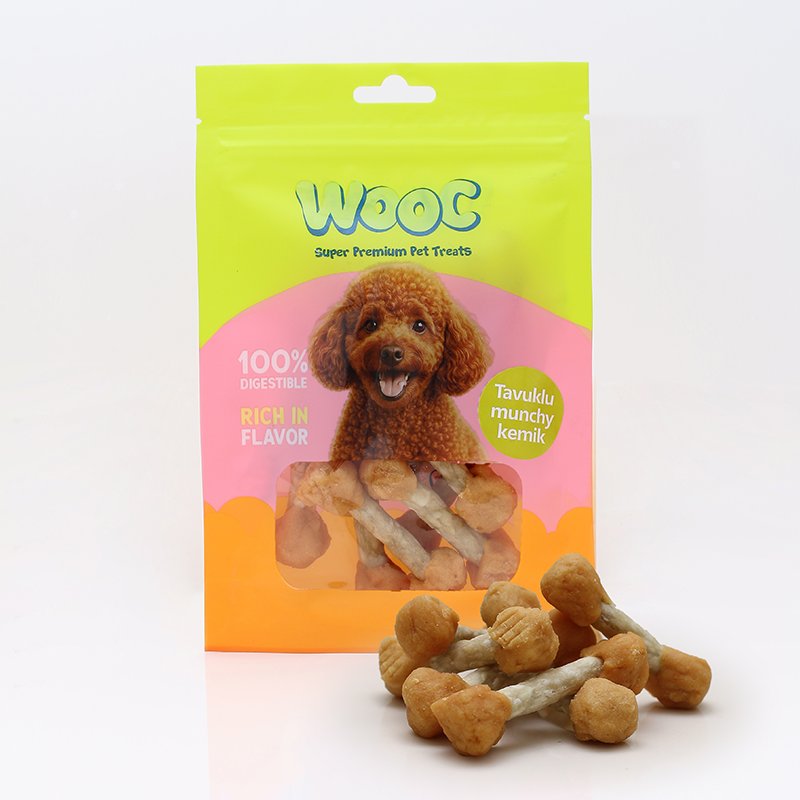 Wooc Tavuklu Munchy Kemik Köpek Ödülü