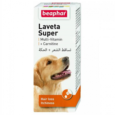 Beaphar Laveta Carnitin Sıvı Köpek Multi Vitamin 50 ml