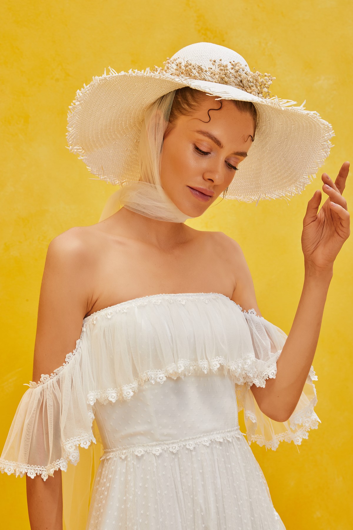 Cipsofilya Detaylı Rustik ŞapkaJAQAR