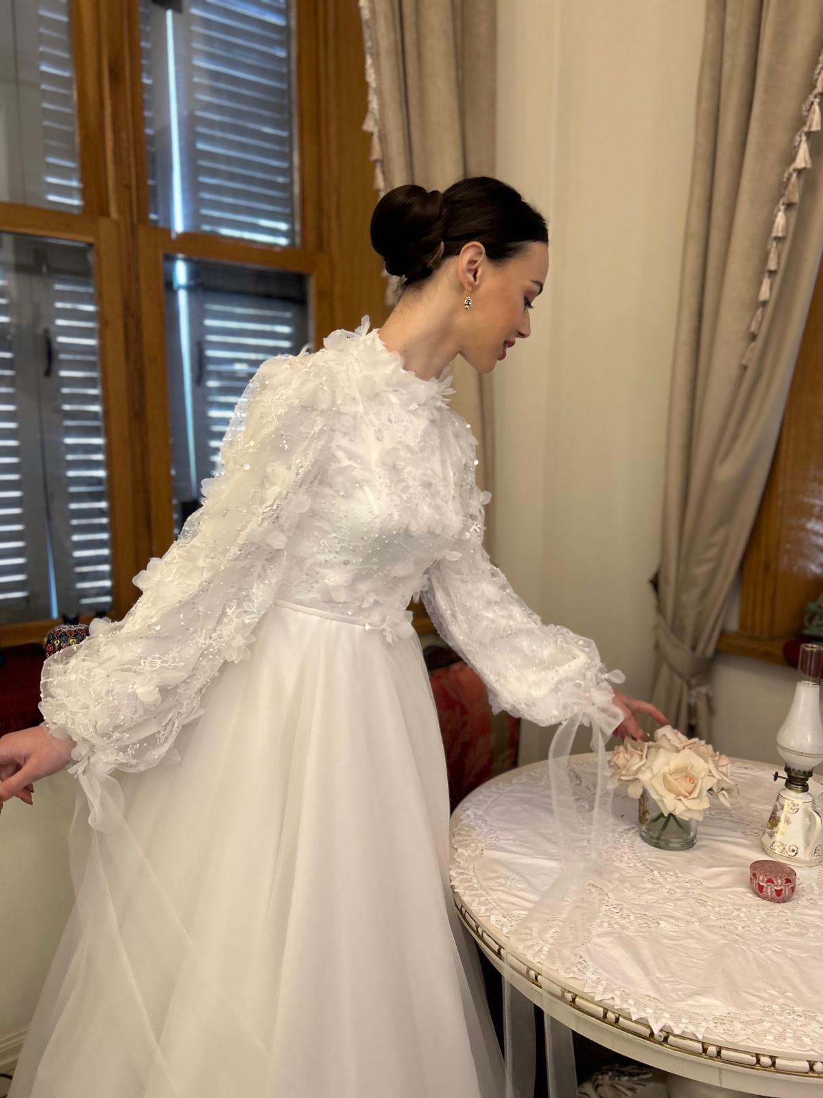 Romantik Floral GelinlikJAQAR