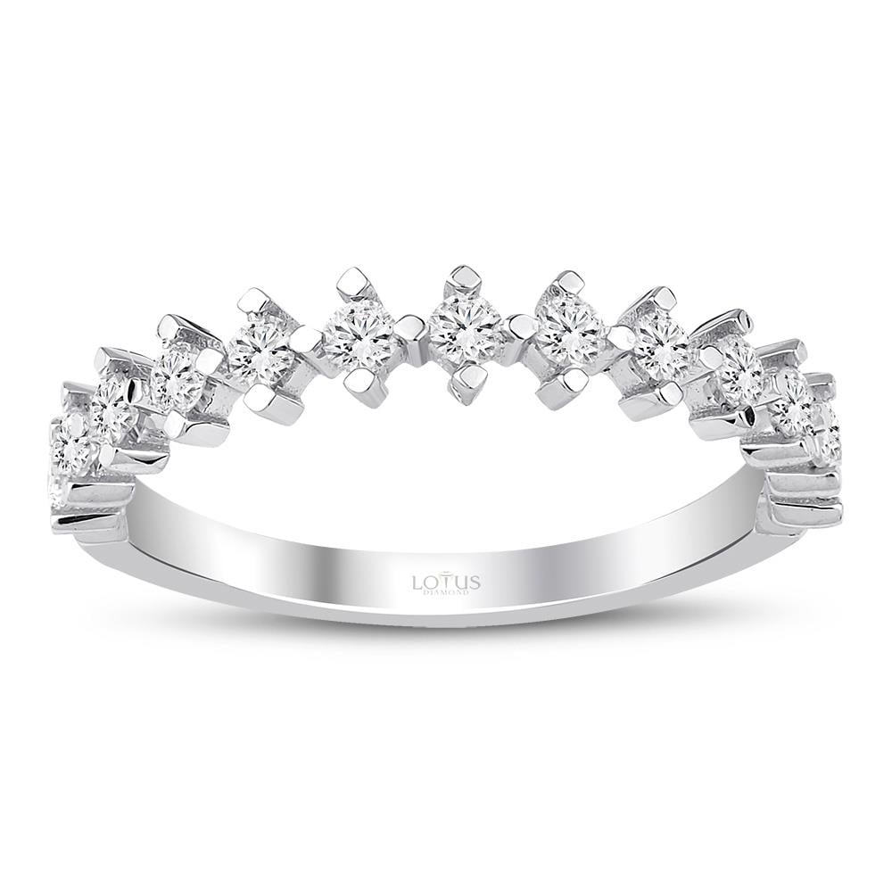 0.40 Karat Pırlanta Yarımtur Yüzük