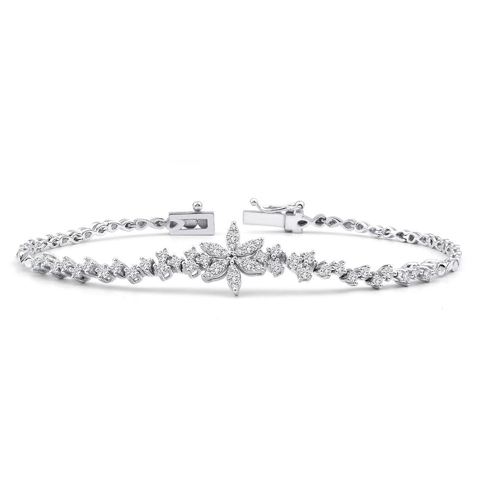 0.81 Karat Pırlanta Tasarım Bileklik