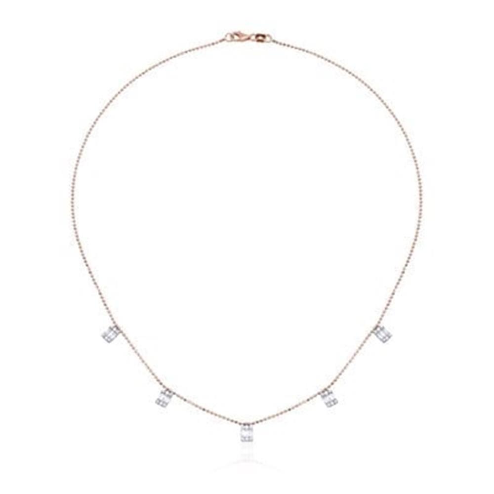 0.80 Karat Pırlanta Baget Kolye