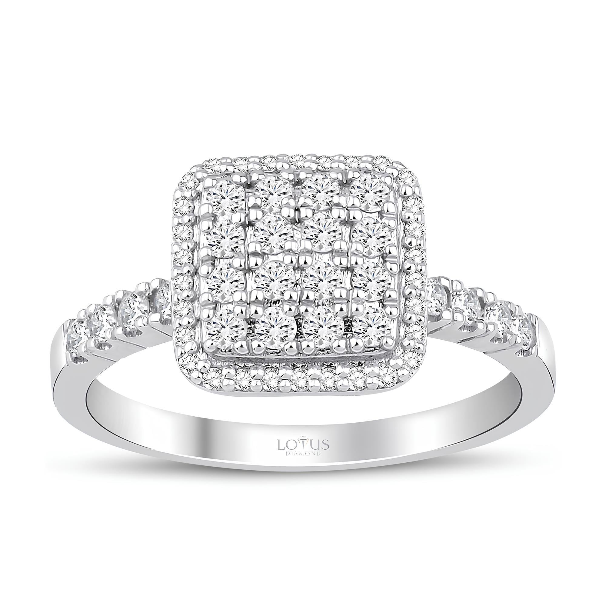 0.47 Karat Pırlanta Bagetli Yüzük