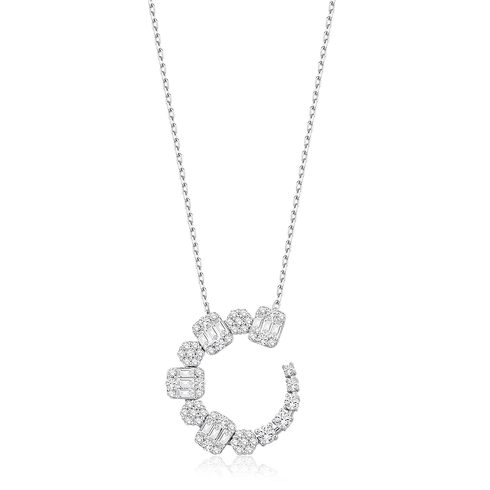 0.74 Karat Pırlanta Tasarım Kolye