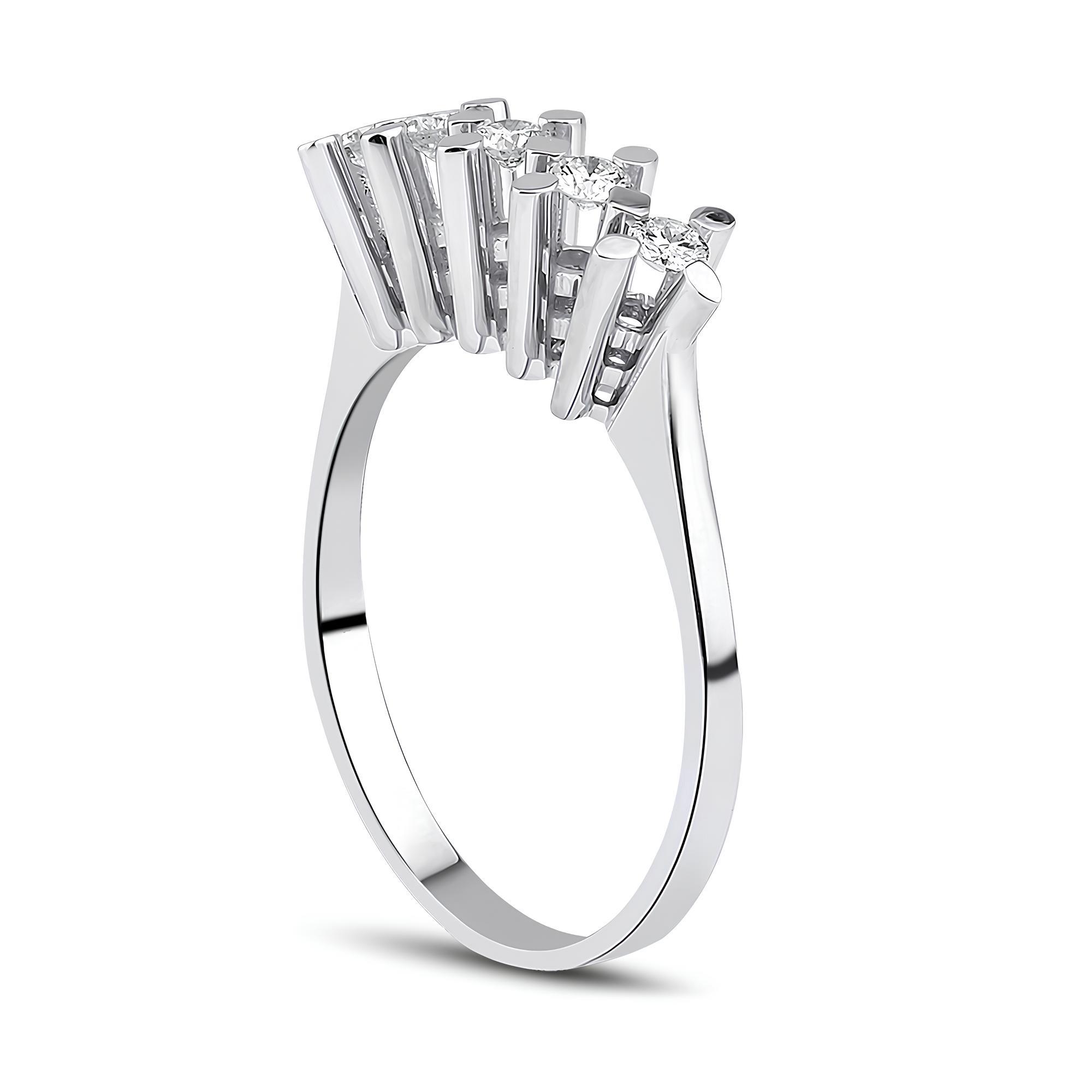 0.20 Karat Pırlanta Beştaş Yüzük